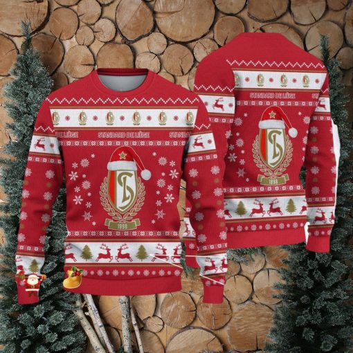 Standard Liege Pro League Ugly Christmas Sweaters For Fans Gift Unisex Sweatshirt