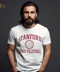 Stanford Cardinal Champion Icon Beach Volleyball T Shirt