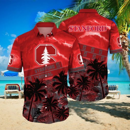 Stanford Cardinal NCAA Hawaiian Shirt Beach Ball Aloha Shirt