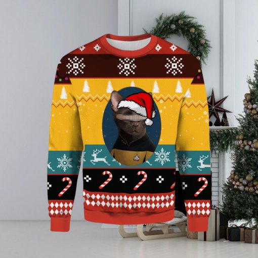 Star Trek The Next Generation Cats Ugly Christmas Sweater