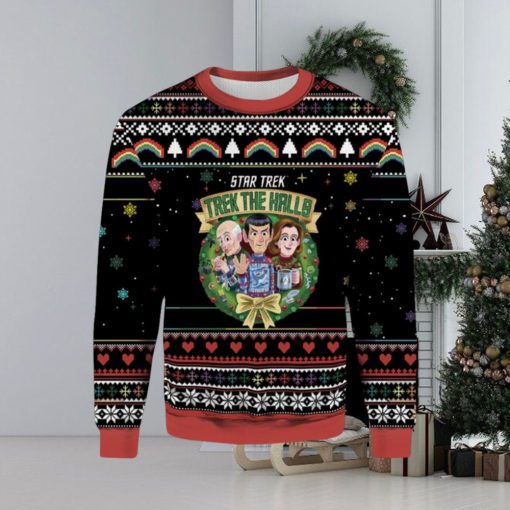 Star Trek Trek The Halls Ugly Christmas Sweater