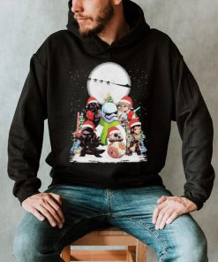 Star War Christmas Chibi Character Snow Shirt