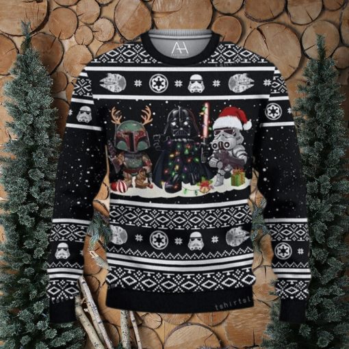 Star War Darth Vader Boba Fett Stormtrooper Ugly Sweater