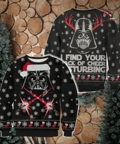 Star War Santa Clause Find Your Lack Of Cheer Disturbing For Womens Ugly Sweater