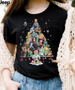 Star War Tree Christmas Chibi Character Shirt