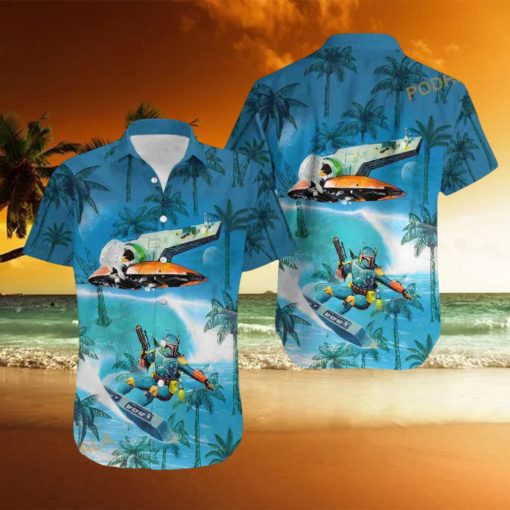 Star Wars Boba Fett The Mandalorian Surfing Shirt