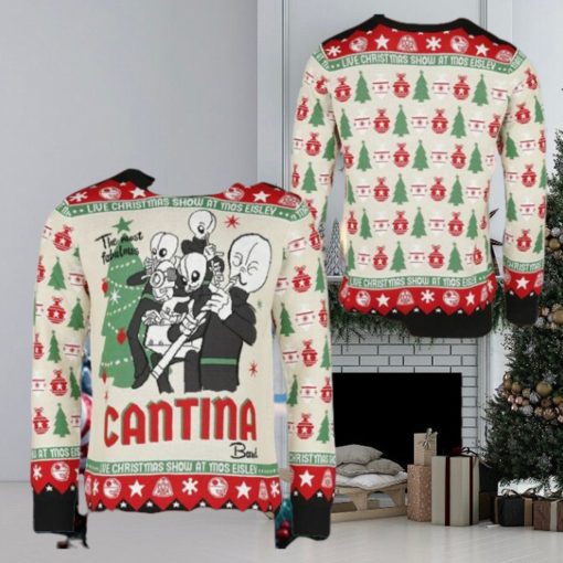 Star Wars Cantina Band Live Christmas Show At Mos Eisley Holiday Ugly Christmas Sweater