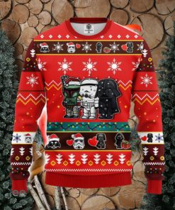 Star Wars Cute Ugly Christmas Sweater Red 1 Amazing Gift Men And Women Christmas Gift