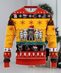 Star Wars Cute Ugly Christmas Sweater Yellow 1 Amazing Gift Men And Women Christmas Gift