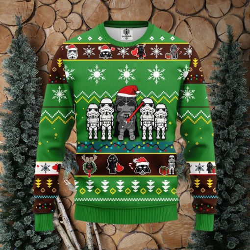 Star Wars Darth Vader Green Funny Ideas Ugly Christmas Sweater Gift Thanksgiving