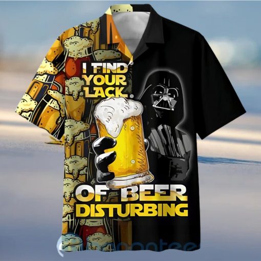 Star Wars Darth Vader I Find Your Lack Of Beer Disturbing Hawaiian Shirt