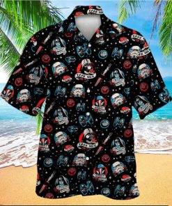 Star Wars Darth Vader Storm Trooper Dark Side Black Hawaiian Shirt