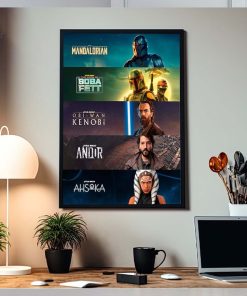 Star Wars Every Live Action Shows Home Decor Poster Canvas