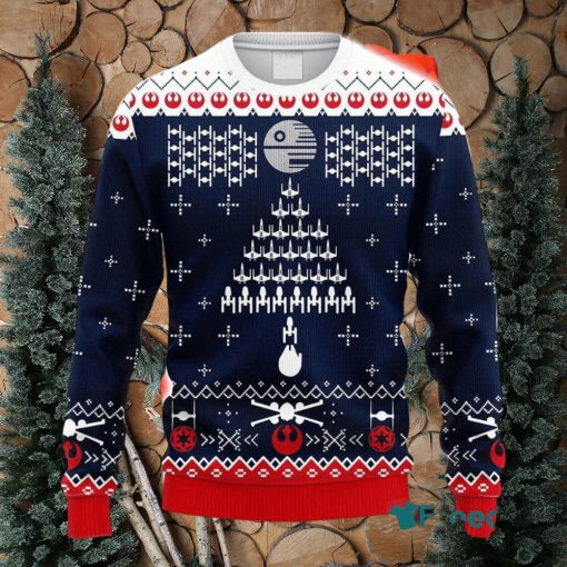 Star Wars Fight Ship Amazing Ugly Christmas 3D Sweaters Gift For Men And Women