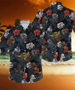 Star Wars Floral Aloha Hawaiian Shirt