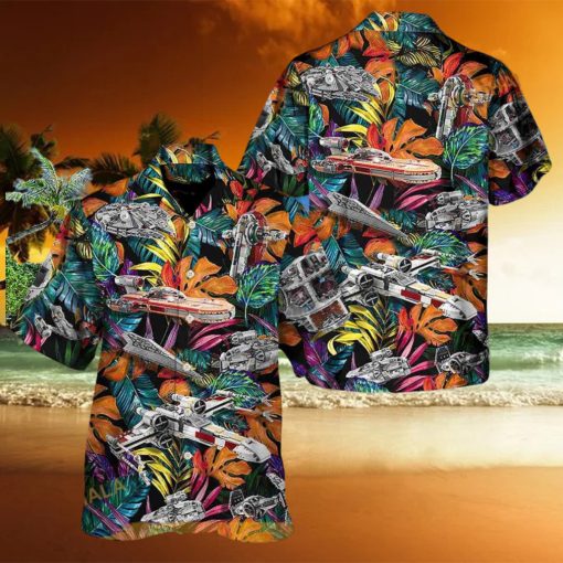 Star Wars Lego Ship Tropical Hawaii Shirt