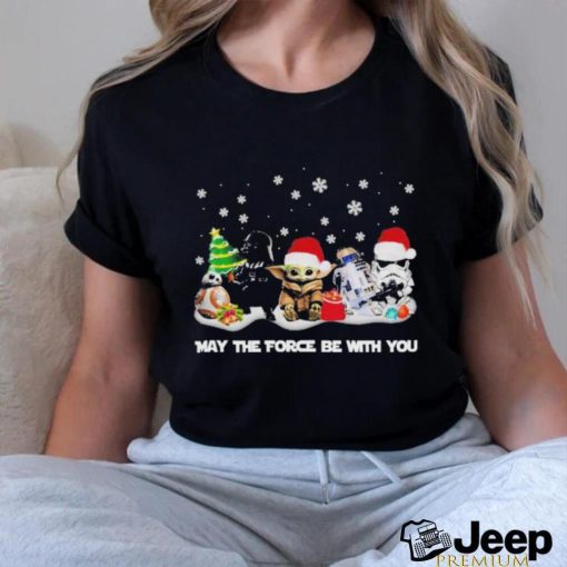 Star Wars MAY THE FORCE BE WITH YOU merry christmas shirt