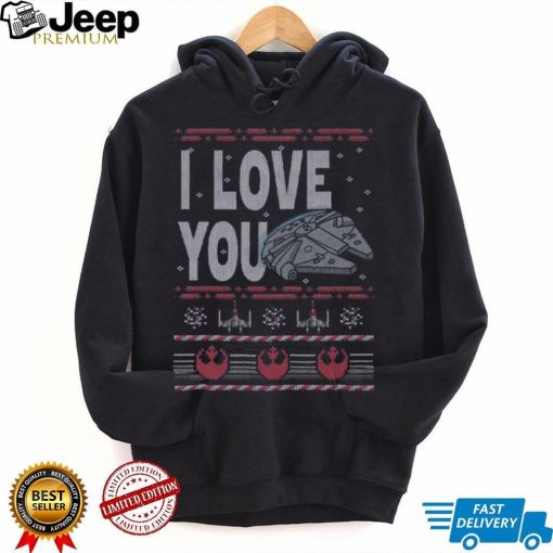 Star Wars Mad Engine I Love You Ugly Sweater Graphic T Shirt