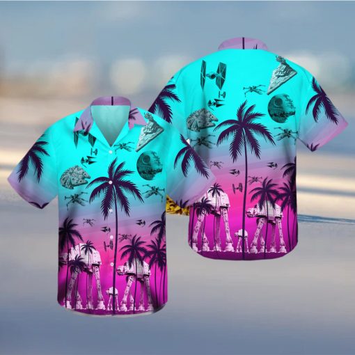 Star Wars Pink Neon Hawaiian Shirt