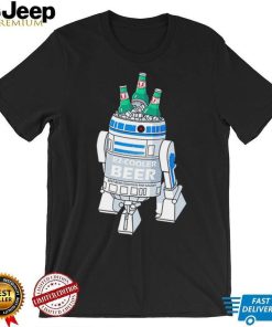 Star Wars R2 D2 R2 Cooler Beer best beer cooler in the Galaxy shirt