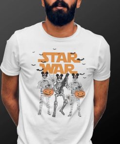 Star Wars Skeleton Costume Mickey Ears Halloween Shirt