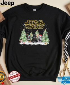 Star Wars Snow Tree Christmas Shirt