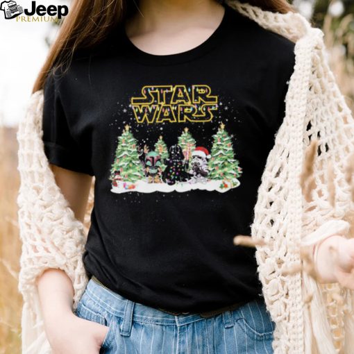 Star Wars Snow Tree Christmas Shirt