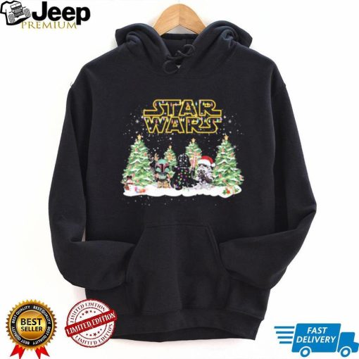 Star Wars Snow Tree Christmas Shirt