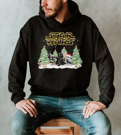 Star Wars Snow Tree Christmas Shirt