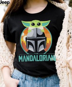 Star Wars The Mandalorian Father’s Day Cute Group Portrait Short Sleeve T shirt