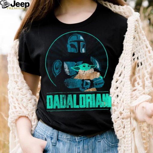 Star Wars The Mandalorian Father’s Day Dadalorian Retro Short Sleeve T shirt