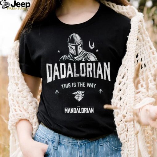 Star Wars The Mandalorian Father’s Day The Way Distressed Crewneck Sweatshirt