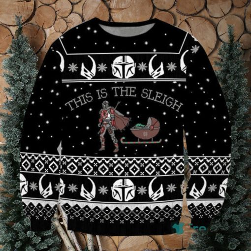 Star Wars This Is The Sleight Baby Yoda Ugly Christmas 3D Sweaters Gift For Men And Women