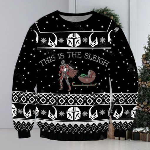 Star Wars This Is The Sleight Baby Yoda Ugly Christmas Sweater