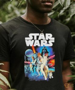 Star Wars Vintage Cast Poster T Shirt