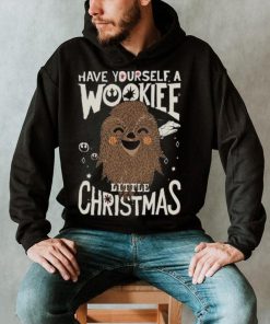 Star Wars Wookiee Little Christmas Sketched Chewbacca Little Christmas T Shirt