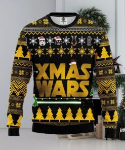 Star Wars Yellow Ugly Christmas Sweater For Men Women