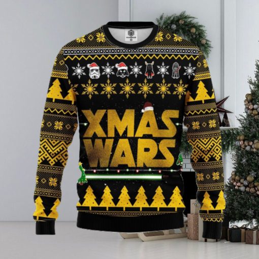 Star Wars Yellow Ugly Christmas Sweater For Men Women