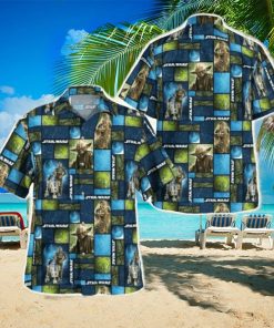 Star Wars Yoda C3p0 And R2d2 Tropical Hawaiian Shirt