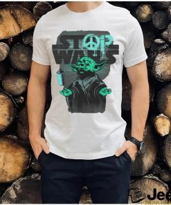 Star Wars Yoda graffiti Stop War Peace not war shirt