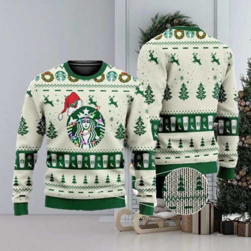 Starbucks Coffee 3D All Over Printed Ugly Christmas Sweater Christmas Gift For Family