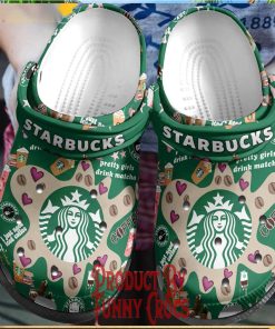 Starbucks Valentines Day Crocs