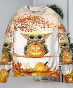 Starwars Baby Yoda Tricks Or Treat Ugly Christmas Sweater