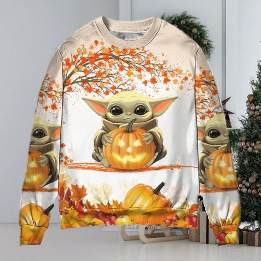 Starwars Baby Yoda Tricks Or Treat Ugly Christmas Sweater