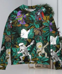 Starwars Dabbing Skeleton Zombie Ugly Christmas Sweater