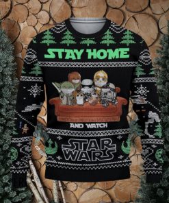 Stay Home Star Wars Ugly Christmas Sweater For Men And Women