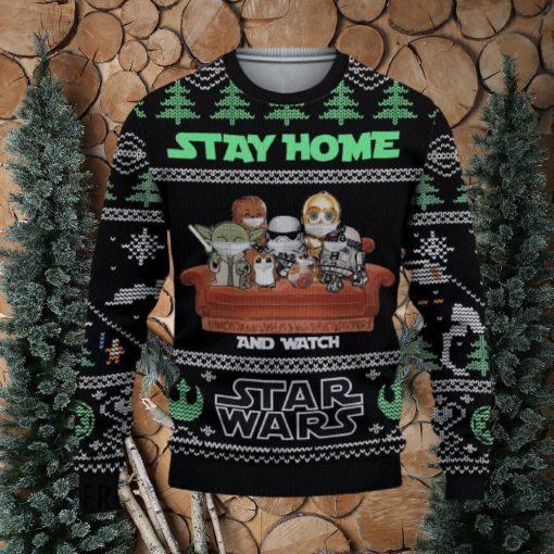 Stay Home Star Wars Ugly Christmas Sweater For Men And Women