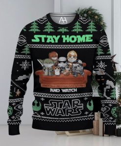 Stay Home Star Wars Ugly Christmas Sweater