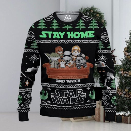 Stay Home Star Wars Ugly Christmas Sweater