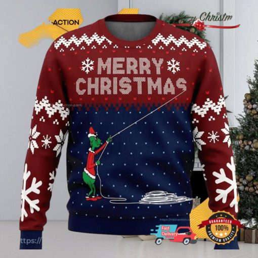 Stealing Christmas Santa Grinch Funny Ugly Christmas Sweater